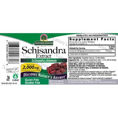 Nature's Answer - Schisandra Extract Nature's Answer® - 2