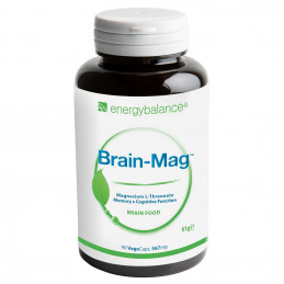 Brain-Mag Magnesium L-Threonate 567 mg, 90 VegeCaps  - 1