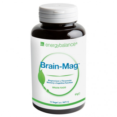 Brain-Mag Magnesium L-Threonate 567mg, 90 VegeCaps  - 1