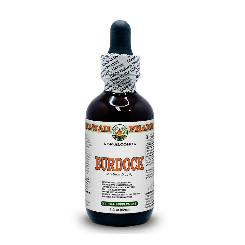 Burdock Extract 60ml (Arctium Lappa), Hawaii Pharm