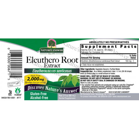 Nature's Answer - Eleuthero Root Nature's Answer® - 2
