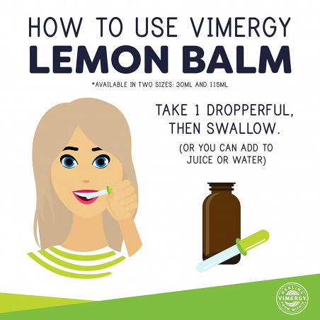 Lemon Balm 10:1 - 115ml, Vimergy - 2