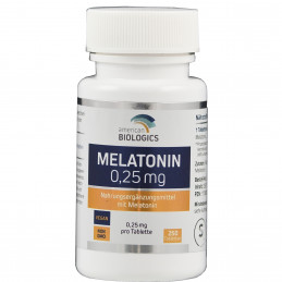 Melatonin 0,25 mg, American...