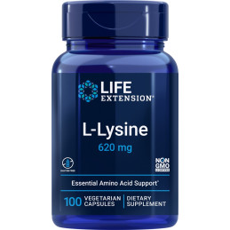 L-lizin 620mg, Life Extension