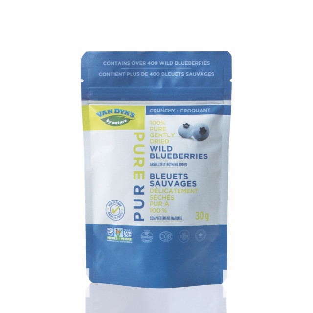 copy of Dried chewy wild blueberries (Vaccinium angustifolium), Van Dyk's by nature - 1