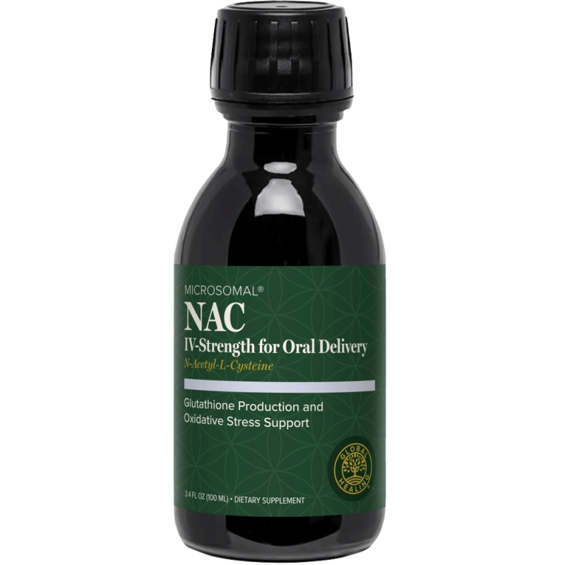 liquid glutathione or nac MicroSomal NAC IV-Strength for Oral Delivery, Global Healing