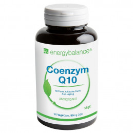 Q10 Coenzyme antioxidant 50mg, 90 VegeCaps EnergyBalance® - 1