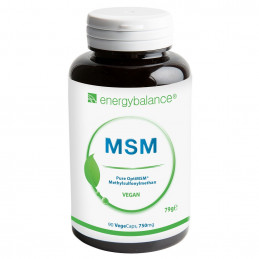 MSM OptiMSM 750 mg, 90 kapsułek Vege EnergyBalance® - 1