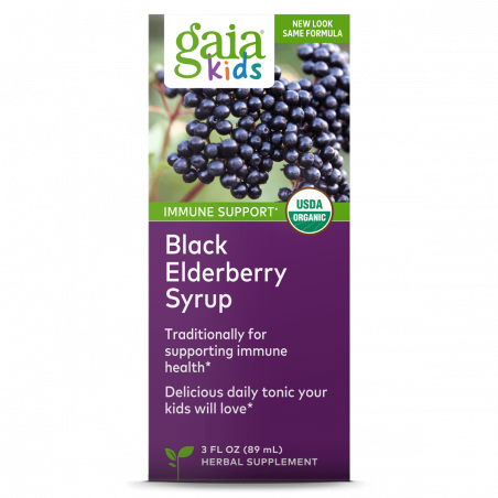 Gaia Herbs - GaiaKids ® Syrop z czarnego bzu Gaia Herbs® - 2