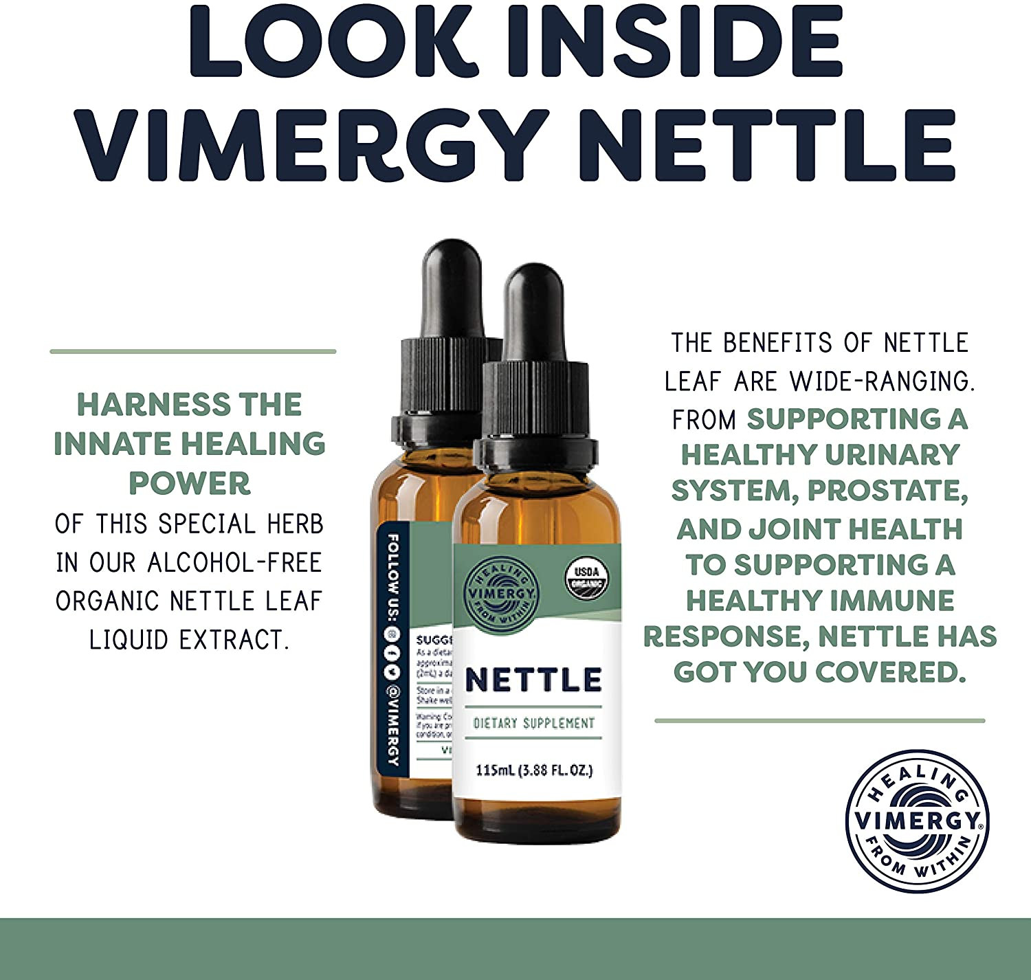 Kopřiva dvoudomá (Urtica dioica), Vimergy