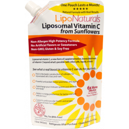 Liposomales Vitamin C aus Sonnenblumen, Liposomal Vitamin C from Sunflowers LipoNaturals - 1