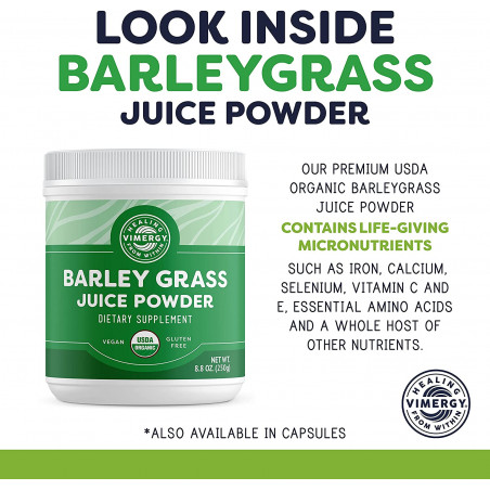 Barleygrass Juice, Organic Barleygrass Juice Vimergy® - 3