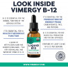 B12 -vitamin, szerves B12 -folyadék - 30 ml Vimergy® - 3