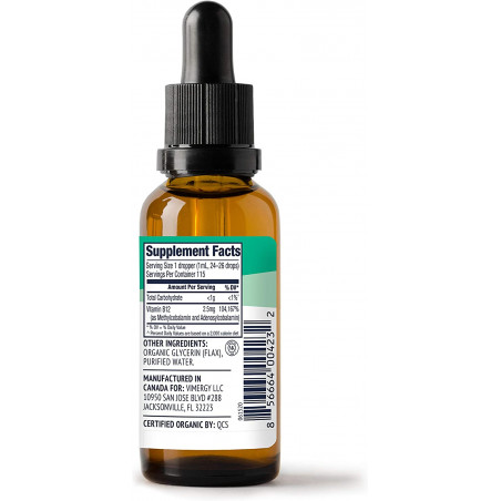 Vitamin B12, Organic Liquid B12 - 30ml Vimergy® - 4
