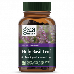 Gaia Herbs - Folha de Manjericão Sagrado Gaia Herbs® - 1